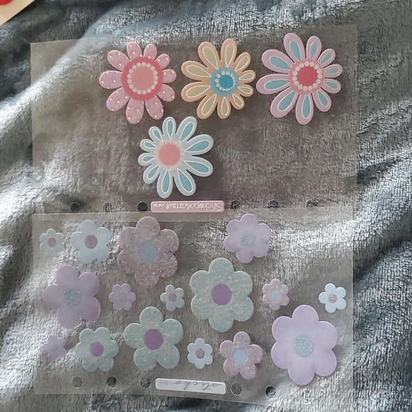 Flower Flowers Stickers Embellishment Bundle Scrapbooking - Picture 4 of 7